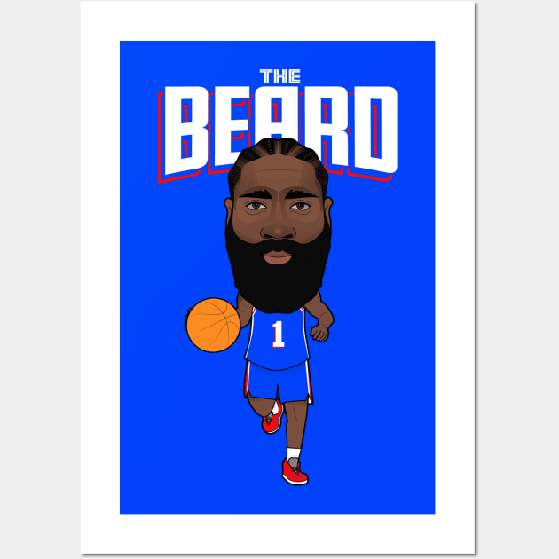 The Beard Wall Art by dbl_drbbl